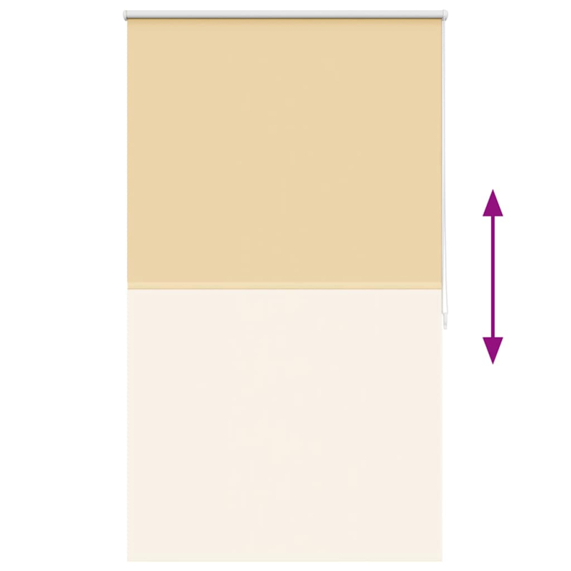 Verdunkelungsrollo Verdunklungsrollo 80 x 175 cm beige