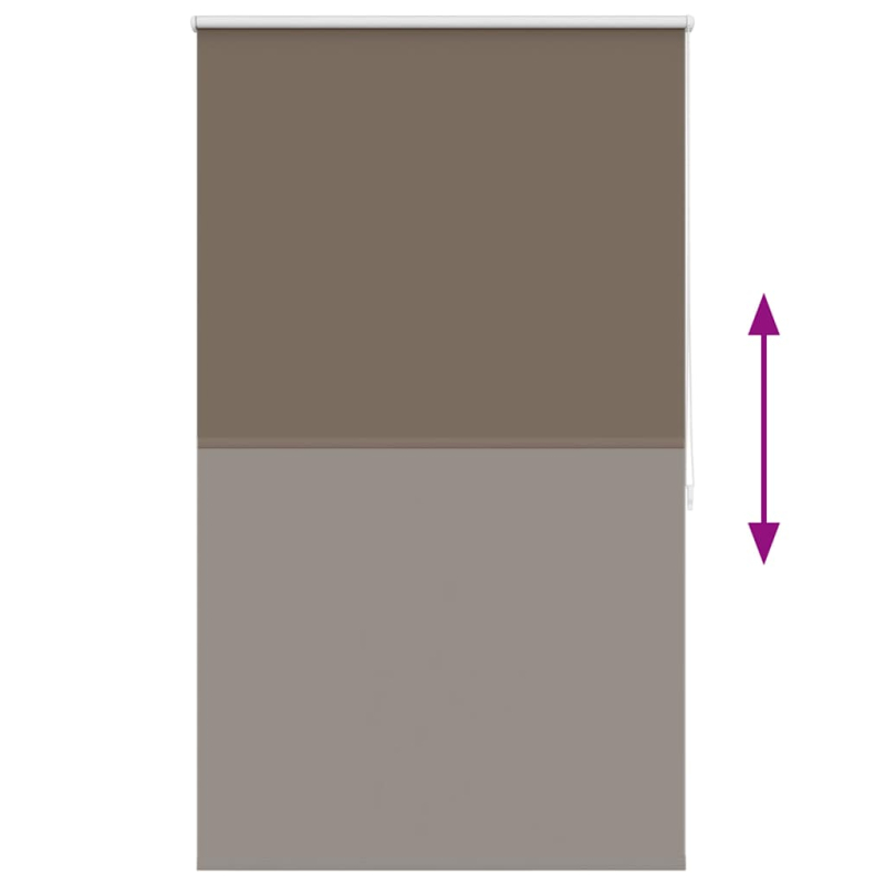 Verdunkelungsrollo Verdunklungsrollo 80 x 175 cm coffee