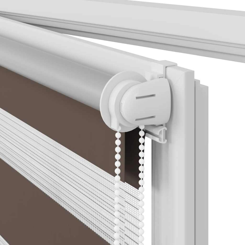 Doppelrollo 60 x 120 cm braun