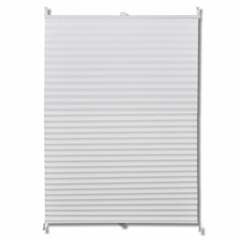 Plissee Faltrollo Rollo Plisseerollo 50x125cm Weiß