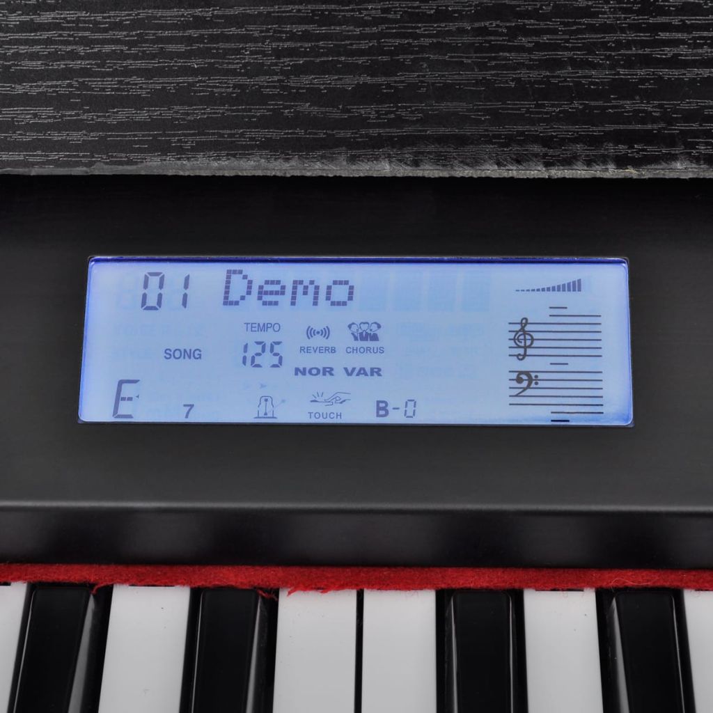 Elektro Klavier Digital E-Piano mit 88 Tasten & Notenablage