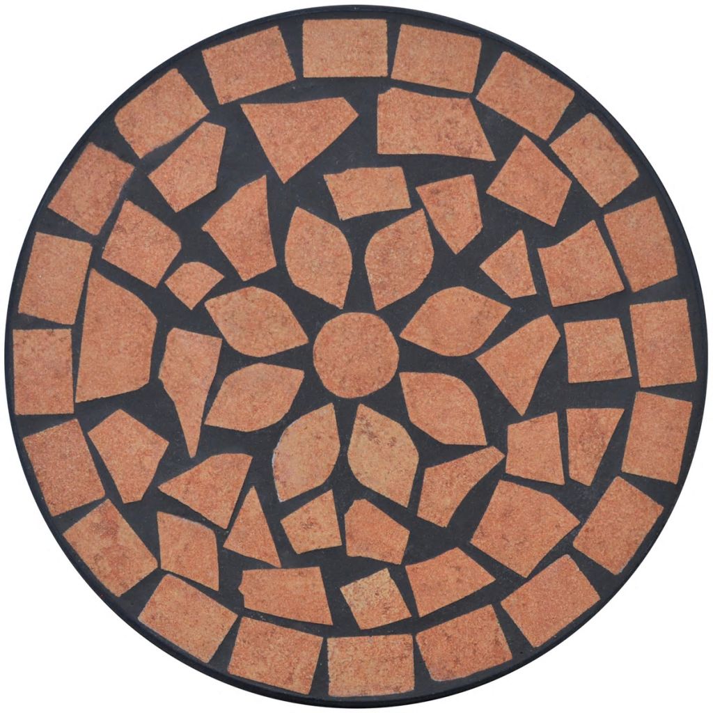 Beistelltisch Mosaik Terracotta