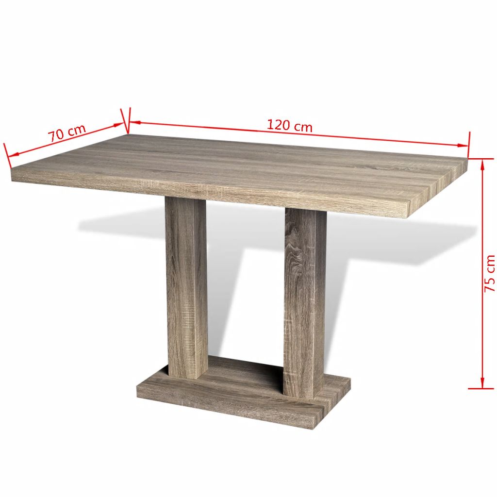 Esstisch MDF Eiche-Optik