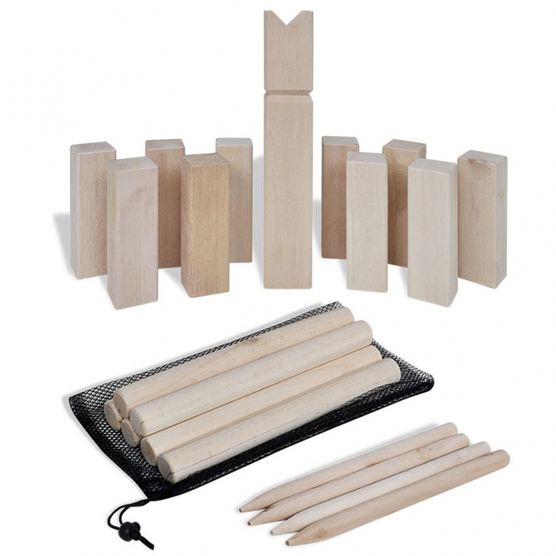 Kubb Holzspiel- Set