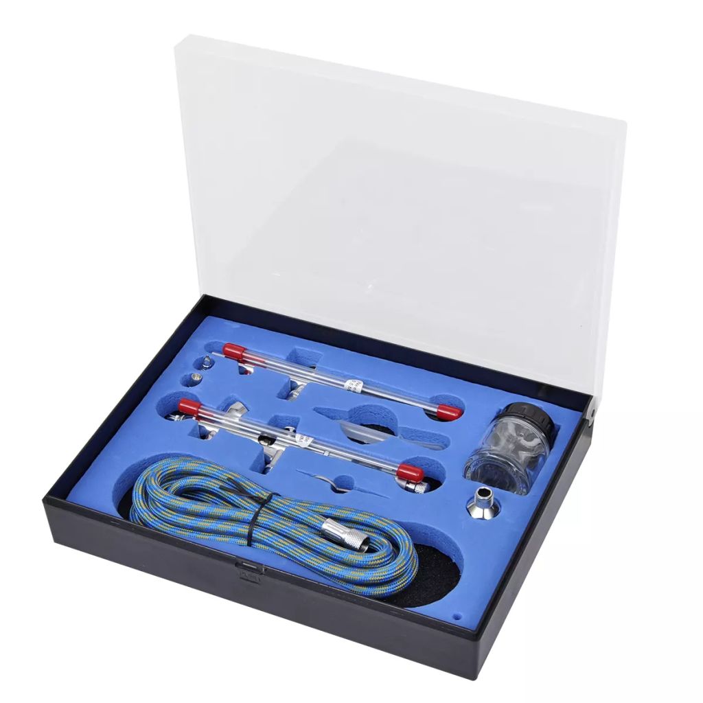 Airbrush-Set mit 2 Pistolen