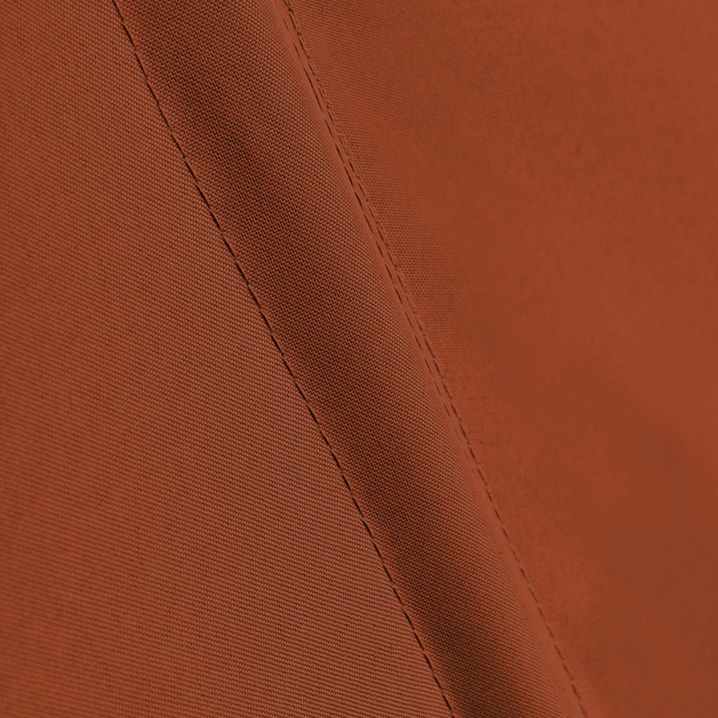 Faltbarer Balkonfächer Terracotta-Rot 140×140 cm