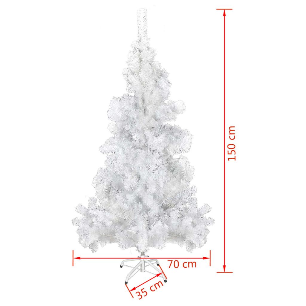 Künstlicher Weihnachtsbaum mit Ständer 150 cm 380 Zweige