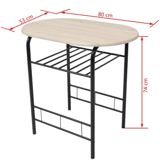 Frühstückstisch Bar-Set MDF