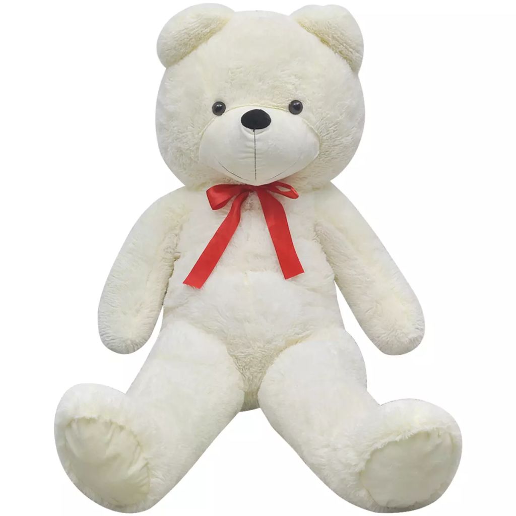 Teddybär Kuscheltier Plüsch Weiß 242 cm