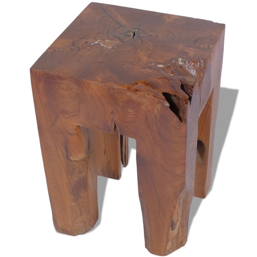 Hocker Massivholz Teak