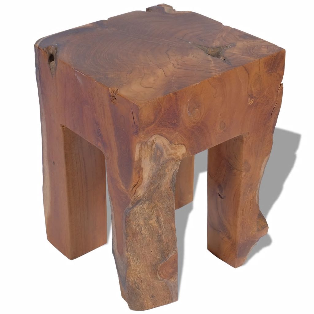 Hocker Massivholz Teak