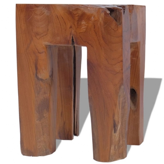 Hocker Massivholz Teak