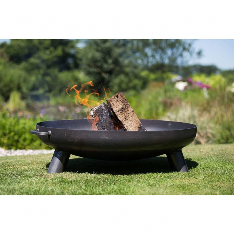 RedFire Feuerschale Salo Schwarz Stahl 80 cm 81020