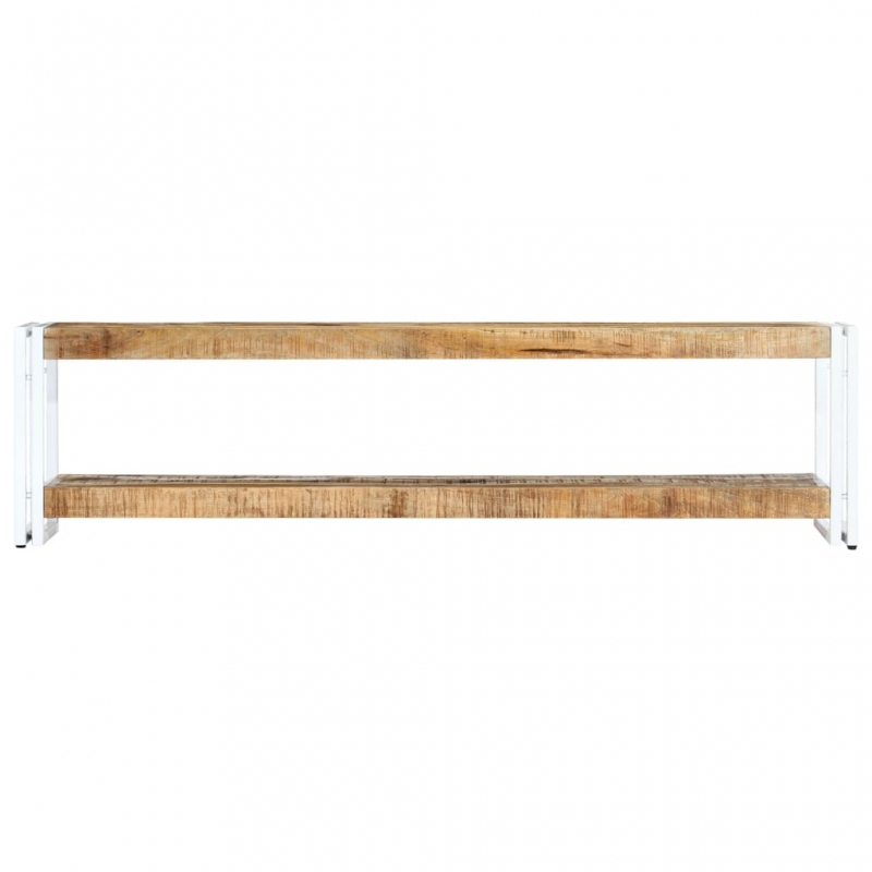 TV-Regal 150x30x40 cm Massivholz Mango