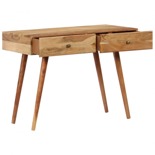 Schreibtisch 100 x 51 x 76 cm Massivholz Akazie