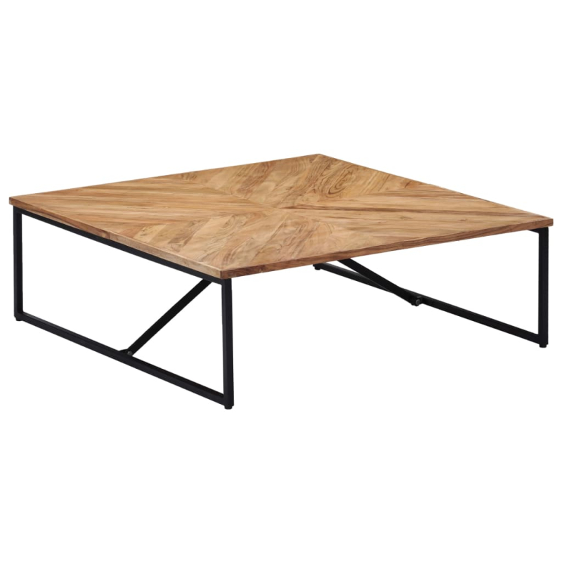Couchtisch 110x110x36 cm Massivholz Akazie