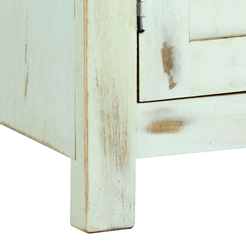 Sideboard Hellblau 110x35x70 cm Massivholz Mango