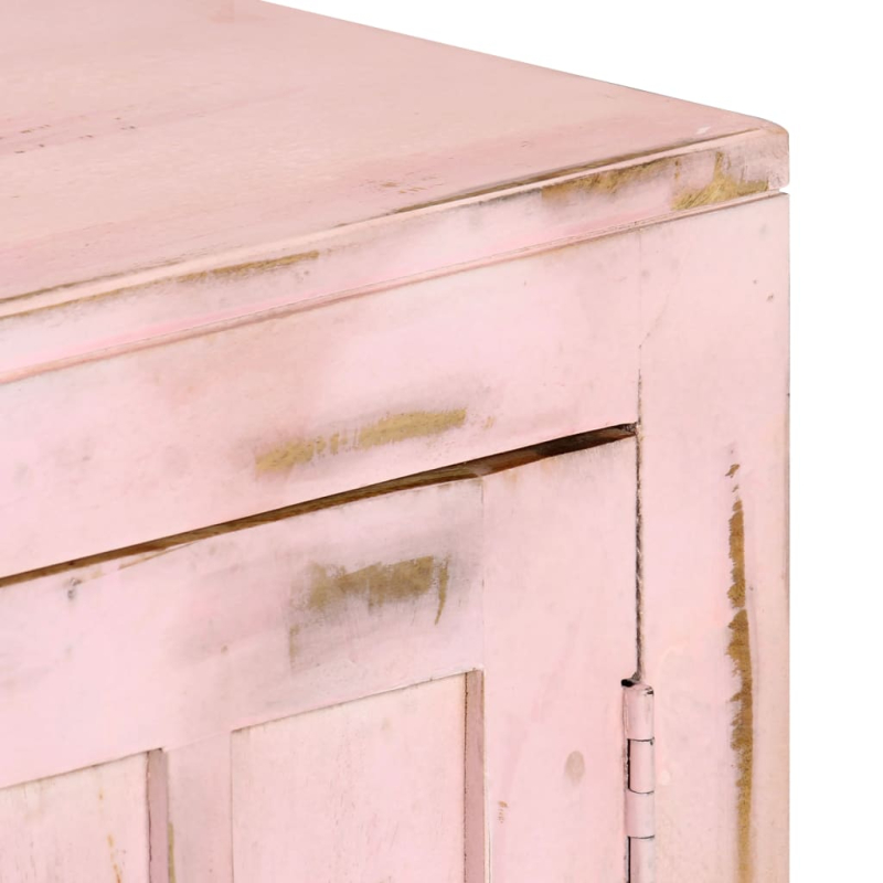 Sideboard Hellrosa 110x35x70 cm Massivholz Mango