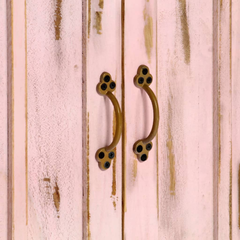 Sideboard Hellrosa 110x35x70 cm Massivholz Mango