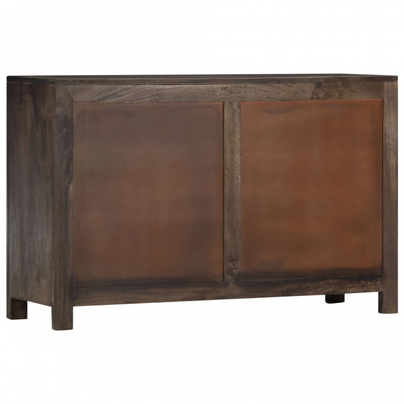 Sideboard mit Schnitzereien 110x35x70 cm Massivholz Mango