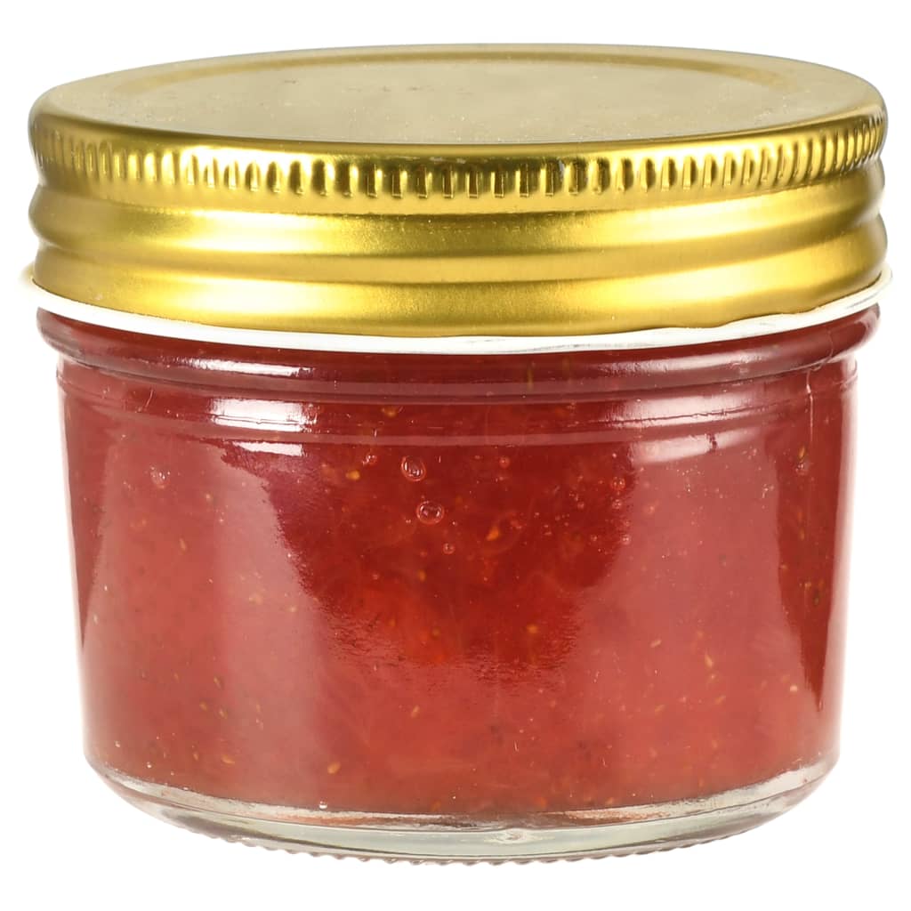 Marmeladengläser mit goldenem Deckel 48 Stk. 110 ml