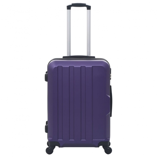 Hartschalen-Trolley-Set 3 Stk. Lila ABS