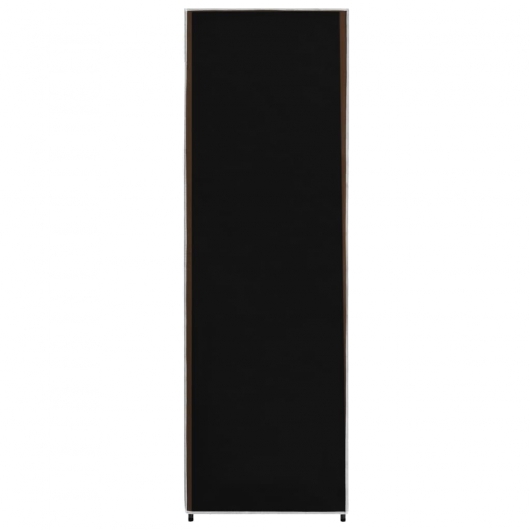 Kleiderschrank Schwarz 87 x 49 x 159 cm Stoff