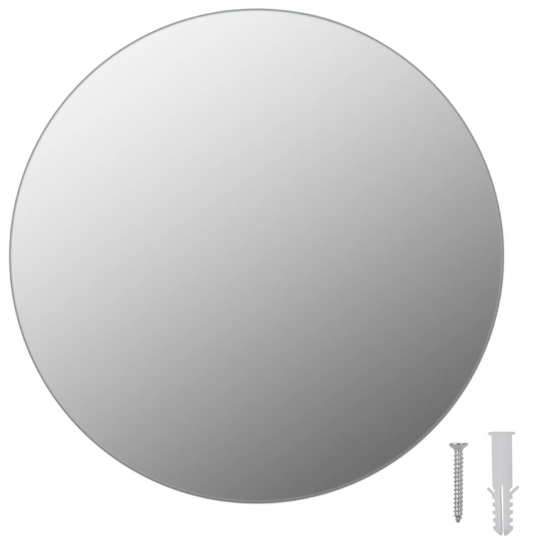 Rahmenloser Spiegel Rund 30 cm Glas