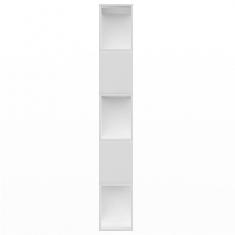 Bücherregal/Raumteiler Weiß 80x24x159 cm Holzwerkstoff