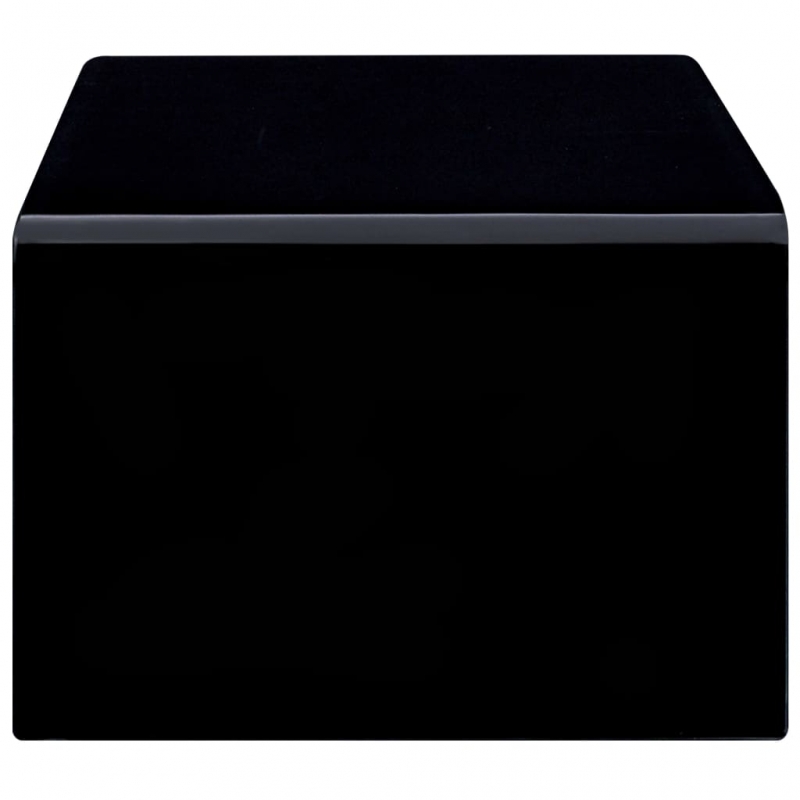 Couchtisch Schwarz 98x45x31 cm Hartglas