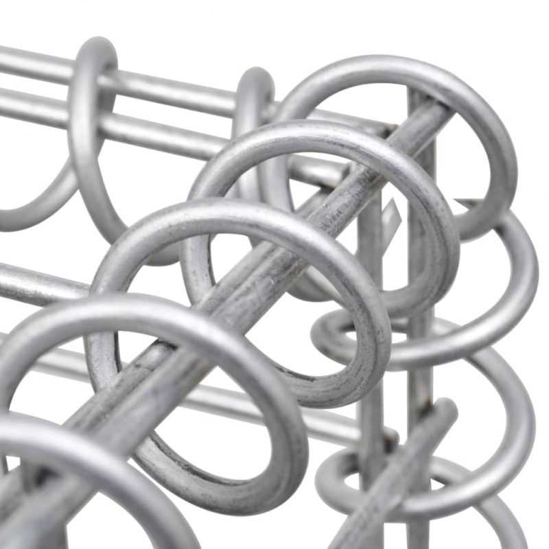 Gabionen-Hochbeet Verzinkter Stahl 360×30×60 cm