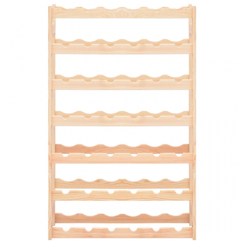 Weinregal für 42 Flaschen Kiefernholz