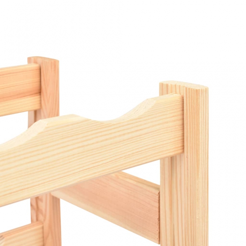 Weinregal für 56 Flaschen Kiefernholz