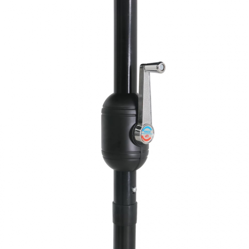 Sonnenschirm mit Metall-Mast 300x200 cm Azurblau