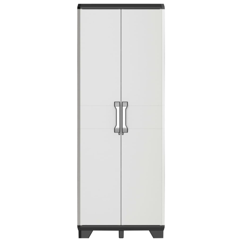 Keter Mehrzweckschrank Gear Schwarz und Grau 182 cm