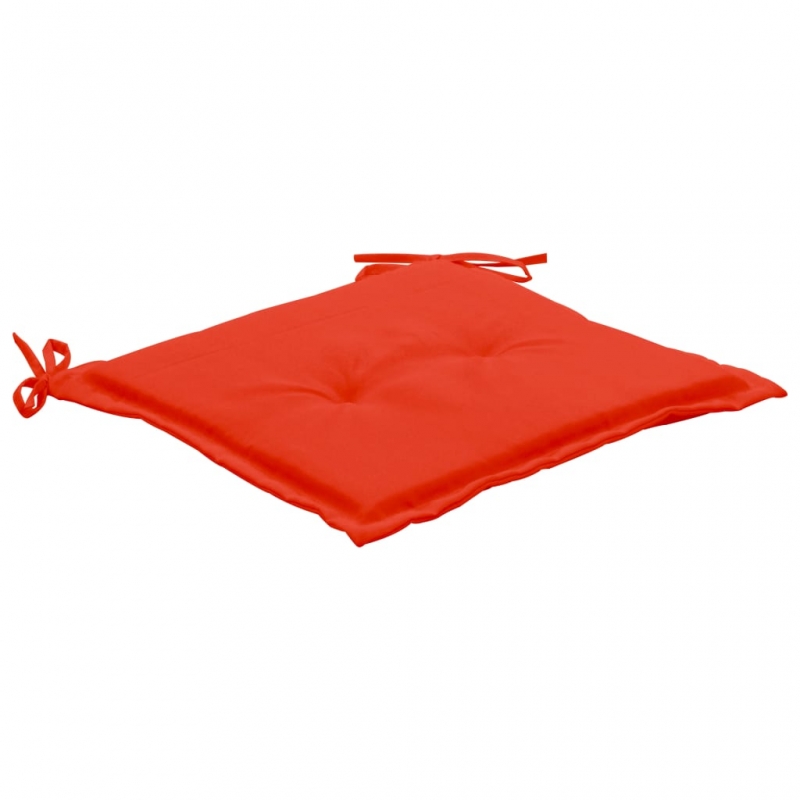 Gartenstuhl-Kissen 4 Stk. Rot 40x40x3 cm Oxford-Gewebe