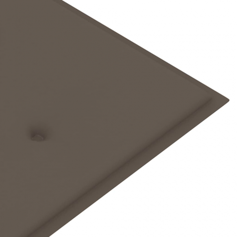 Gartenbank-Auflage Taupe 150x50x3 cm Oxford-Gewebe