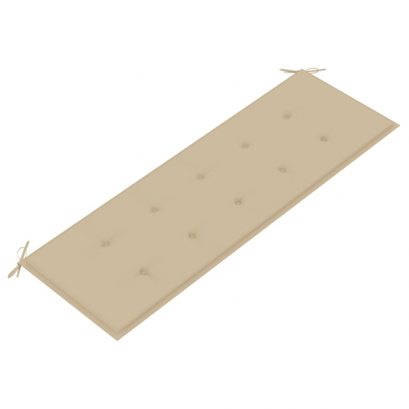 Gartenbank-Auflage Beige 150x50x3 cm Oxford-Gewebe