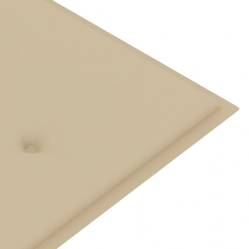 Gartenbank-Auflage Beige 150x50x3 cm Oxford-Gewebe