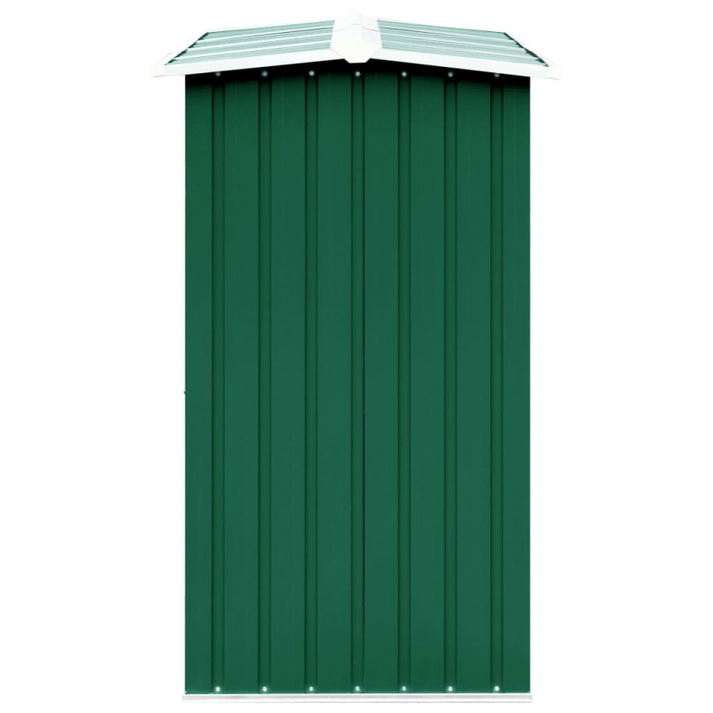 Brennholzlager Verzinkter Stahl 330 x 92 x 153 cm Grün