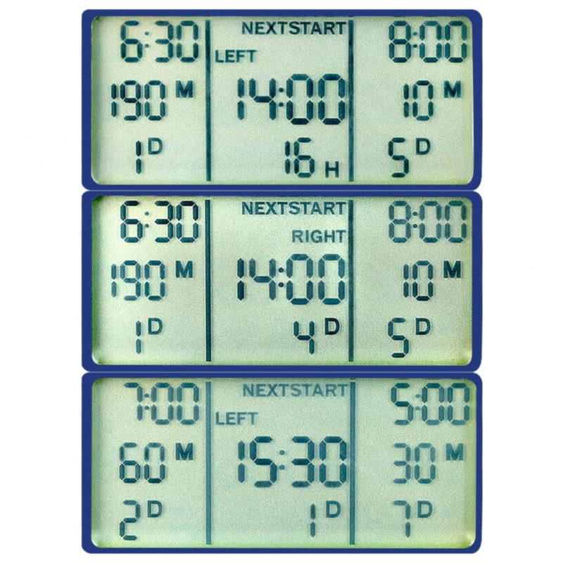 Bewässerungstimer mit Doppelauslass Automatisch Digital