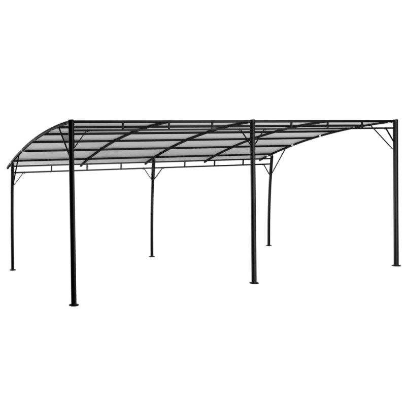 Garten-Sonnenschutz 6x3x2,55 m Cremeweiß