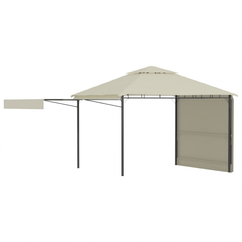 Pavillon mit Doppelt Erweiterten Dächern 3x3x2,75 cm 180 g/m²