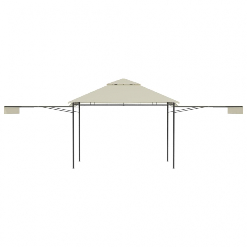 Pavillon mit Doppelt Erweiterten Dächern 3x3x2,75 cm 180 g/m²