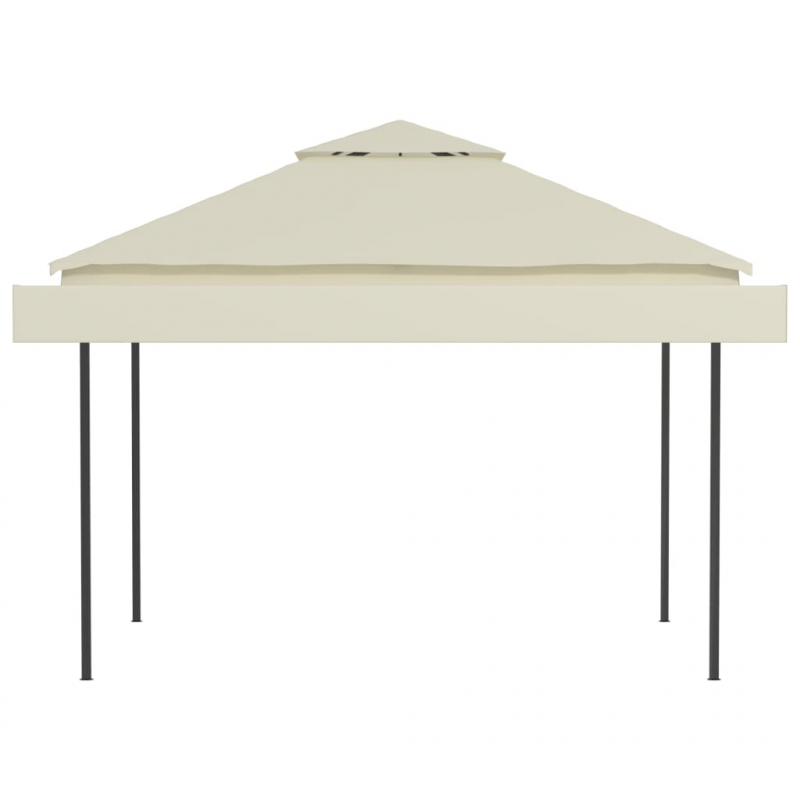 Pavillon mit Doppelt Erweiterten Dächern 3x3x2,75 cm 180 g/m²