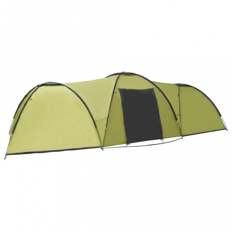 Camping-Zelt Iglu 650x240x190 cm 8 Personen Grün