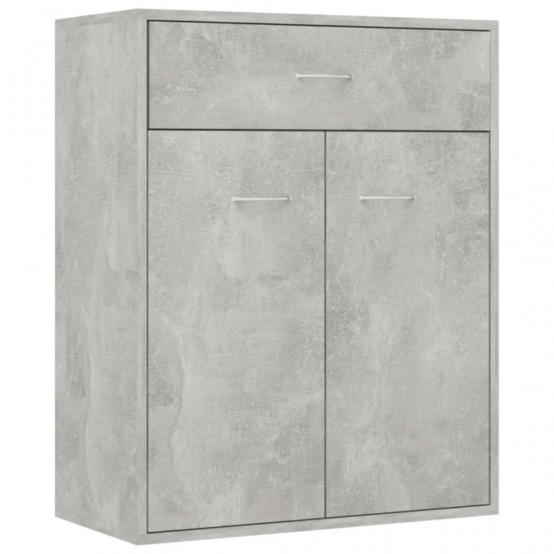 Sideboard Betongrau 60x30x75 cm Holzwerkstoff