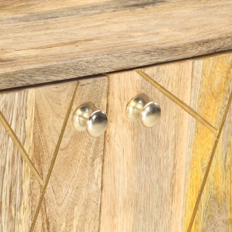 Sideboard 118x30x75 cm Massivholz Mango