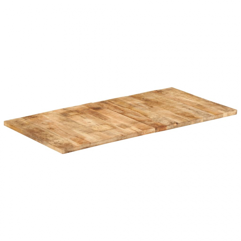 Tischplatte Massivholz Mango 25-27 mm 120x60 cm