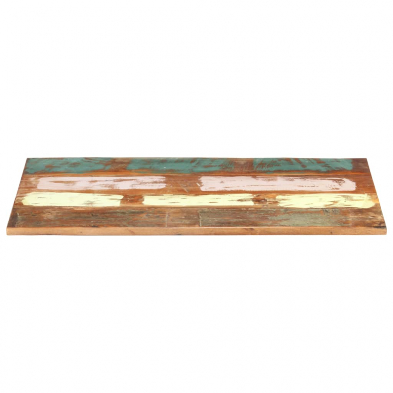 Tischplatte Rechteckig 60x140 cm 25-27 mm Altholz Massiv